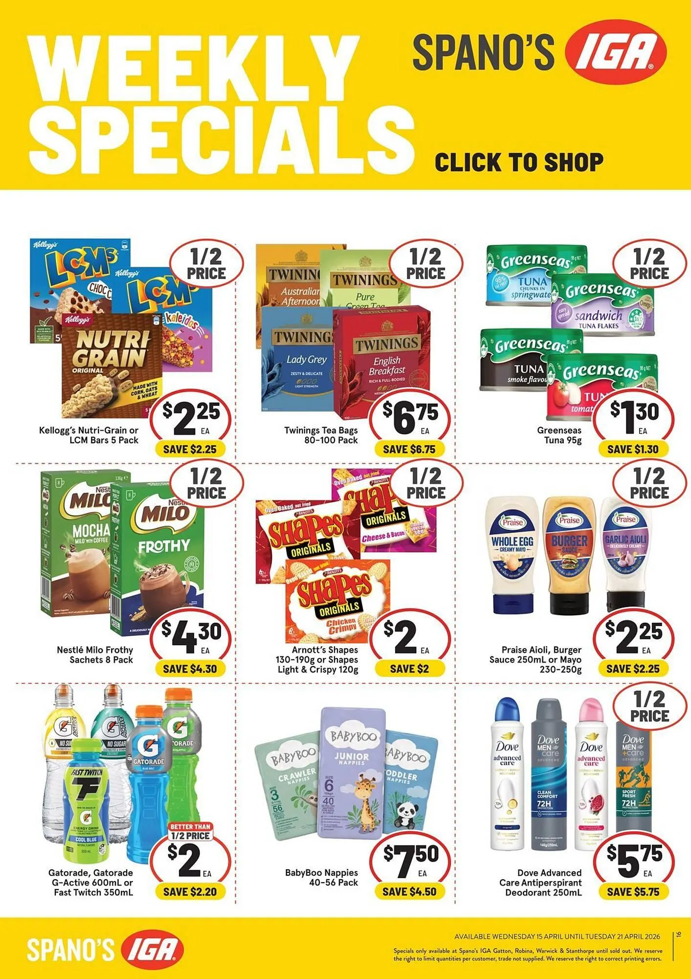 IGA catalogue - Catalogue valid from 15 April to 21 April 2026 - page 2