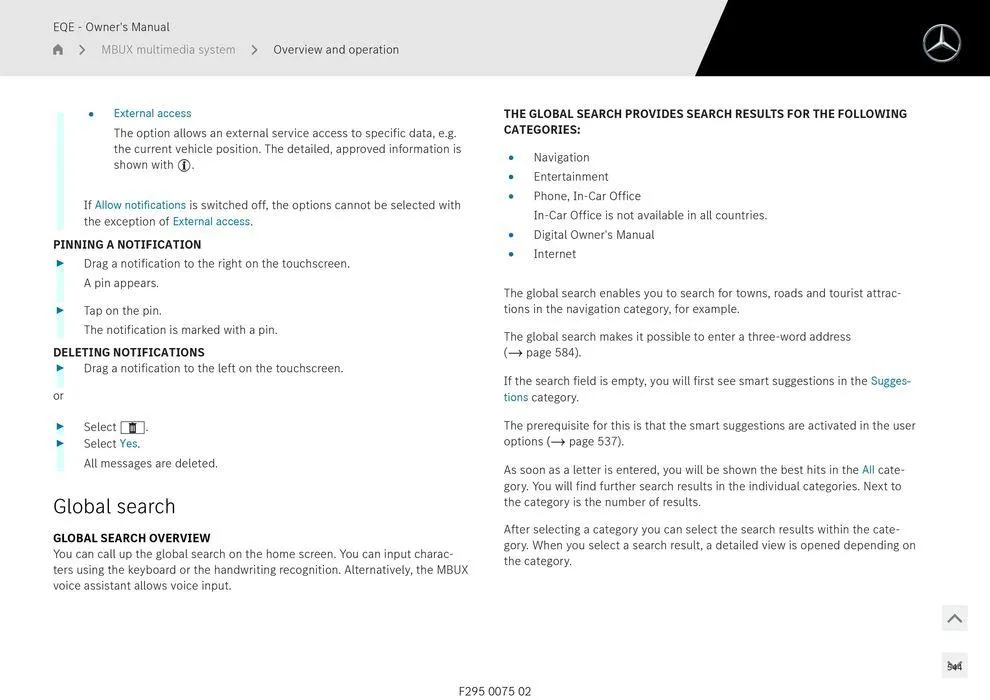 EQE Sedan - Catalogue valid from 11 September to 11 September 2025 - page 544