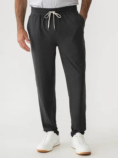 Drawstring Leisure Pants Charcoal