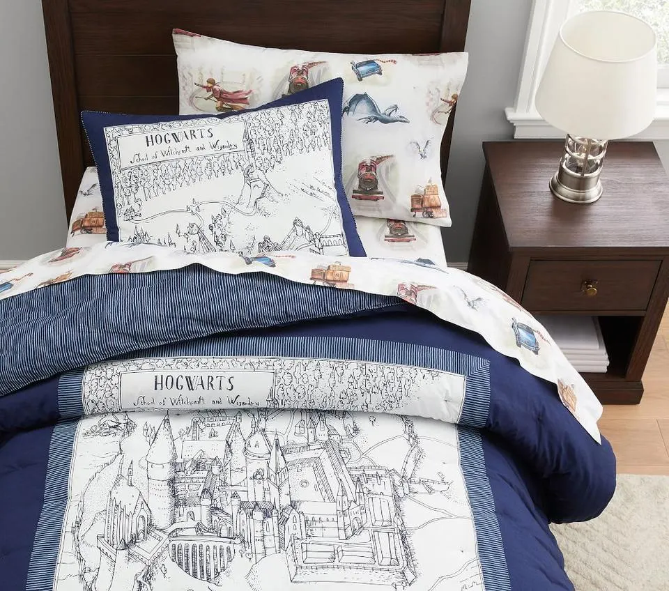 Harry Potter™ Hogwarts™ Map Comforter & Pillowcases