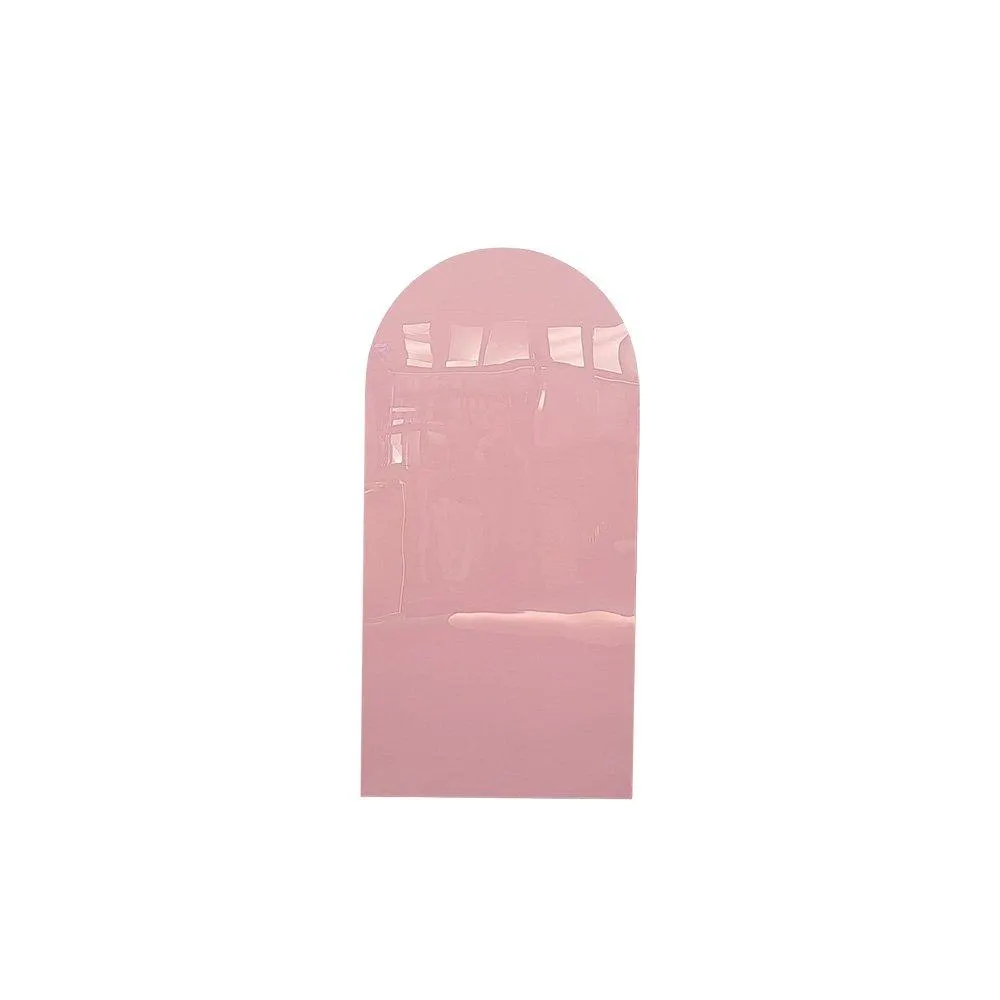 Backdrop Acrylic Arch Panel Pink 1.8m x 90cm HIRE Ea