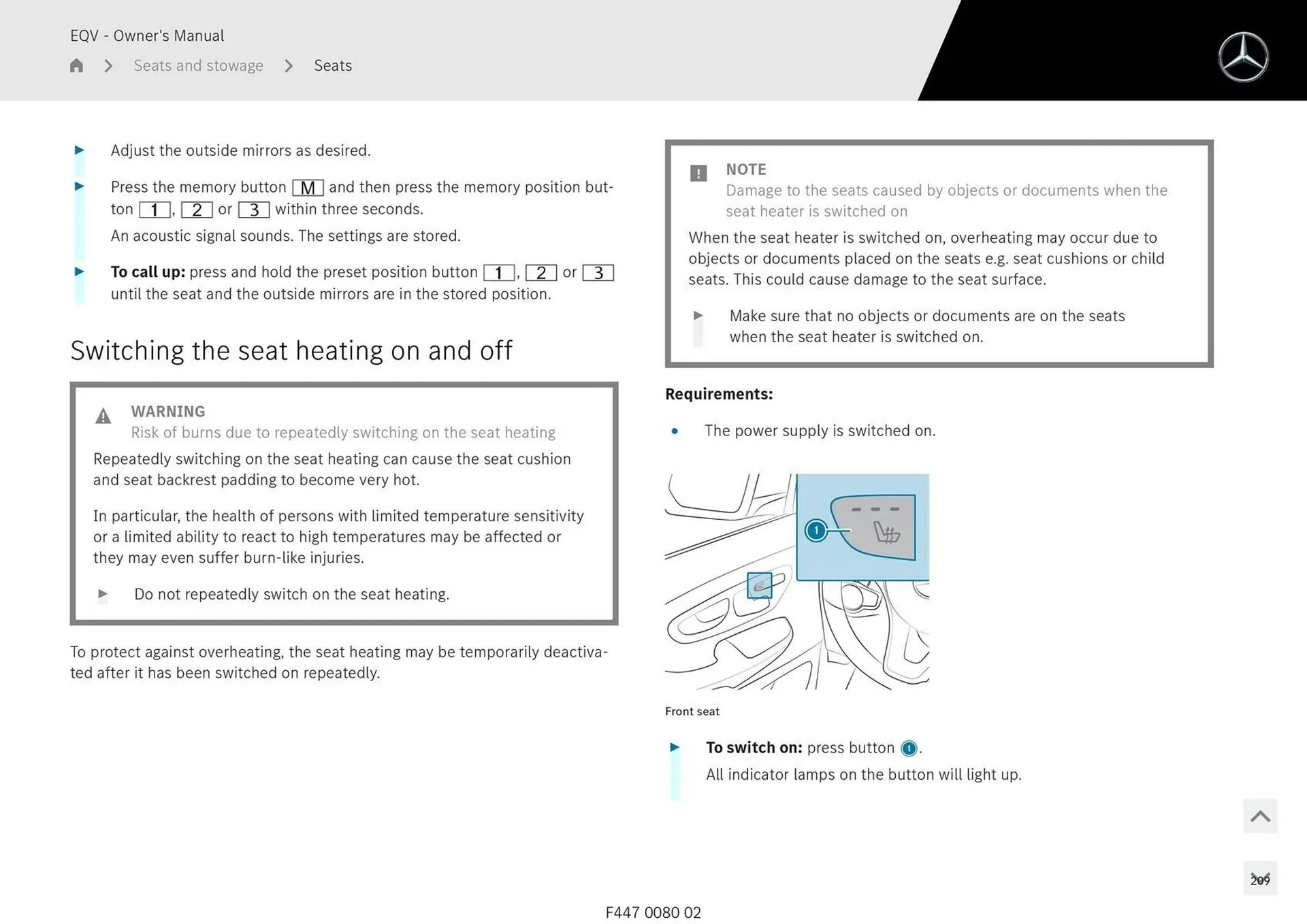 Mercedes-Benz catalogue - Catalogue valid from 11 September to 11 September 2025 - page 209