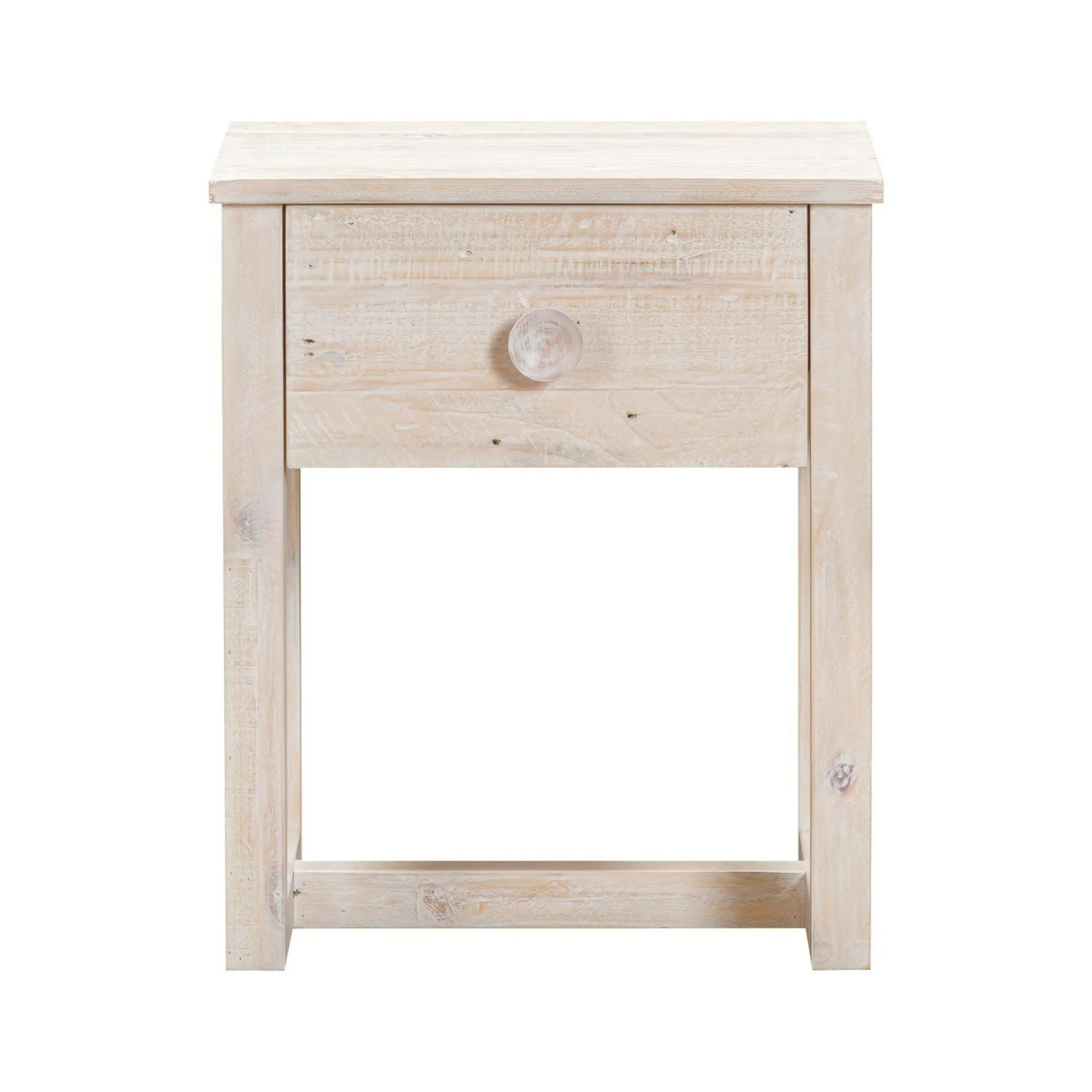 Daylesford 1 Drawer Bedside Table White Wash