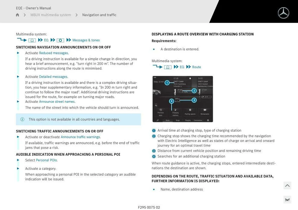 EQE Sedan - Catalogue valid from 11 September to 11 September 2025 - page 597