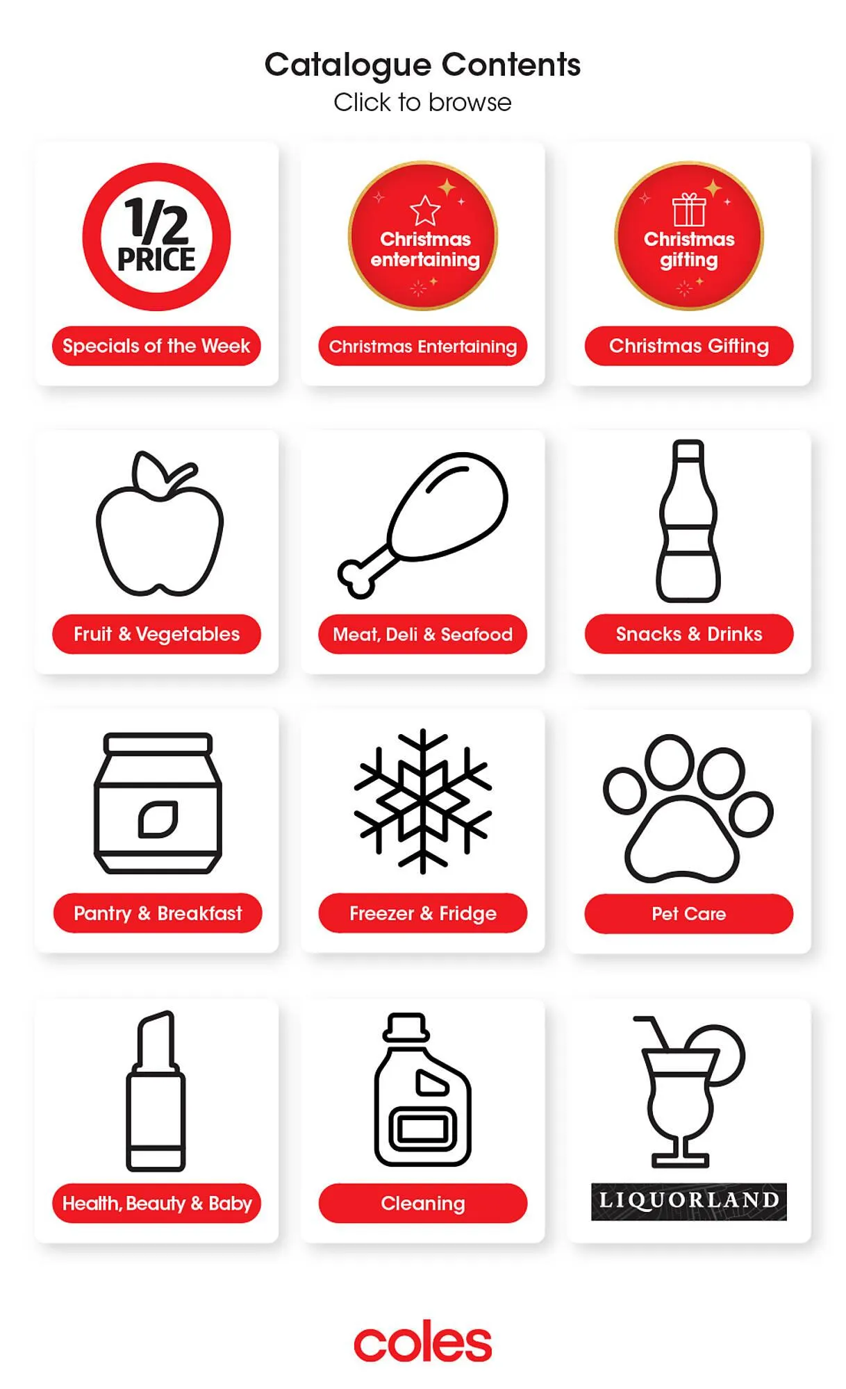 Coles catalogue - 1