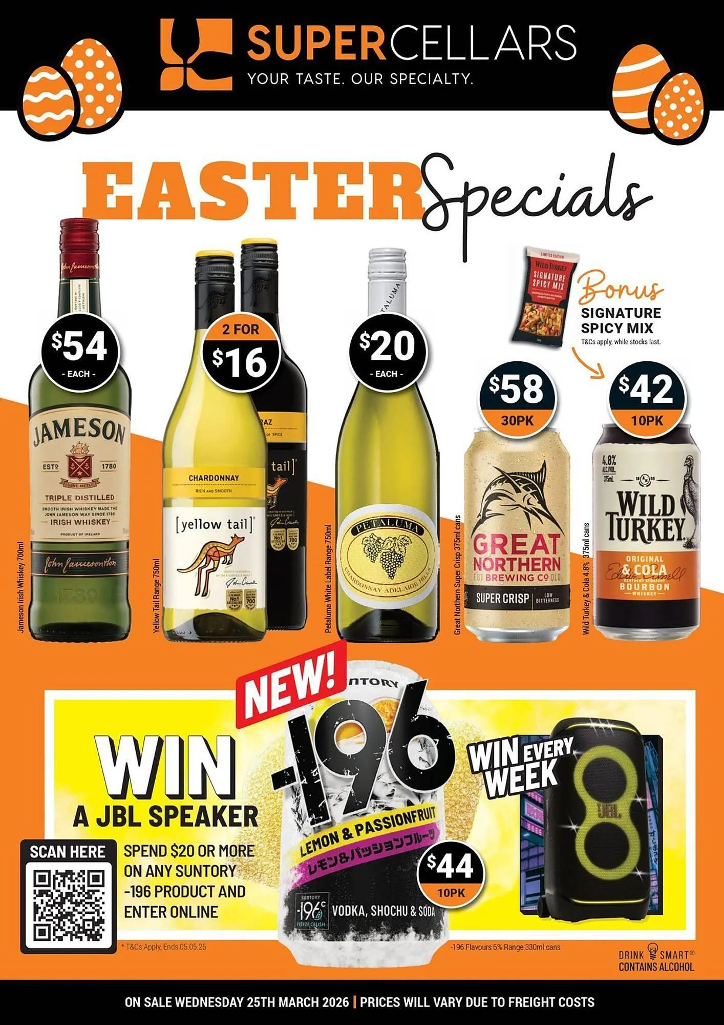 Super Cellars catalogue - Catalogue valid from 25 March to 7 April 2026 - page 1