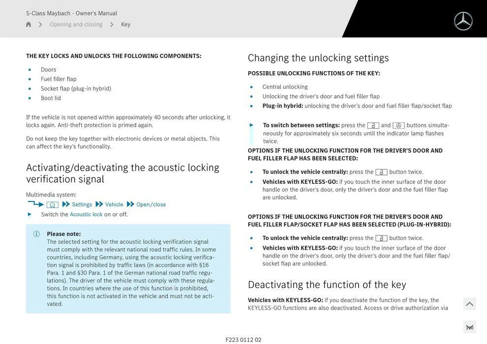 S - Class Maybach - Catalogue valid from 11 September to 11 September 2025 - page 190