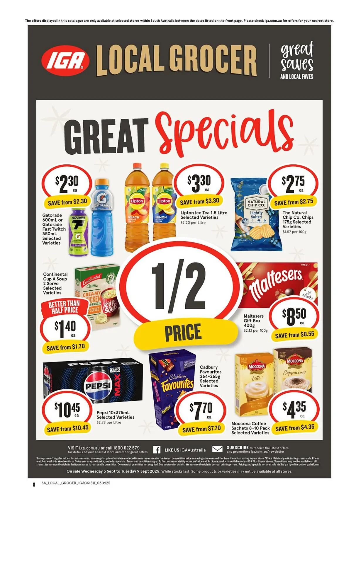 IGA catalogue - Catalogue valid from 3 September to 9 September 2025 - page 2