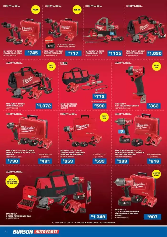 Milwaukee 5 Day Sale - Catalogue valid from 14 October to 18 October 2024 - page 2
