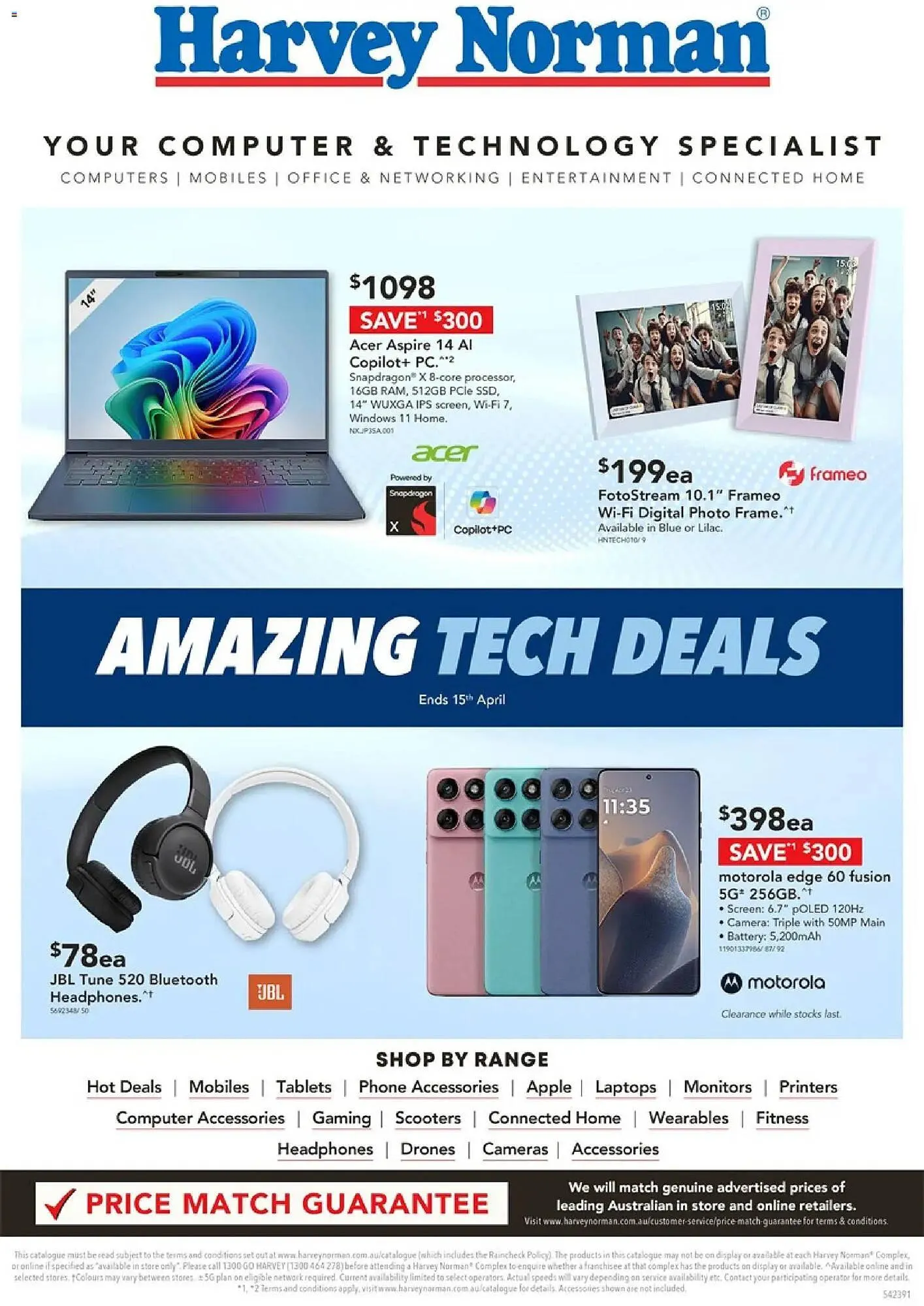 Harvey Norman catalogue - Catalogue valid from 1 April to 15 April 2026 - page 1