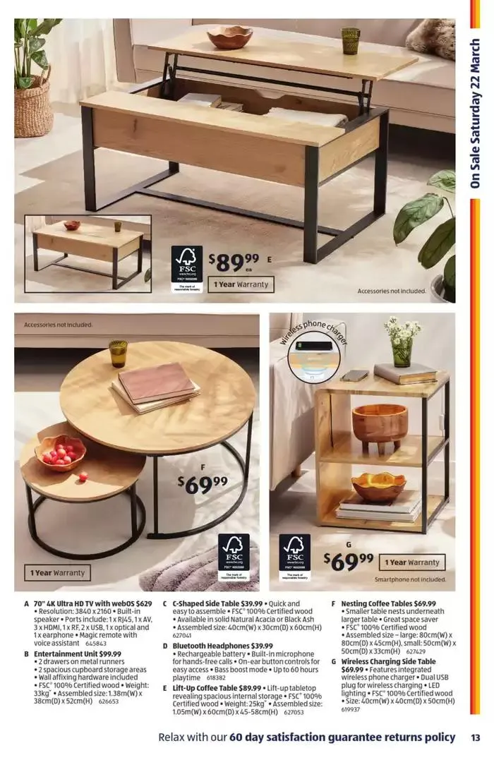 ALDI Special Buys - Catalogue valid from 19 March to 25 March 2025 - page 13