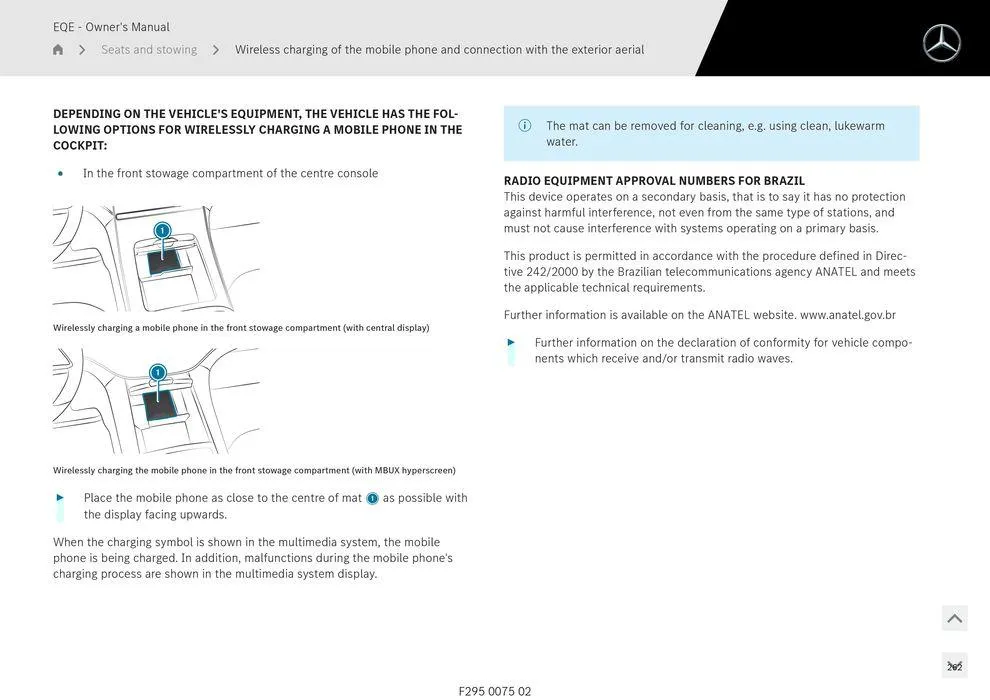 EQE Sedan - Catalogue valid from 11 September to 11 September 2025 - page 262