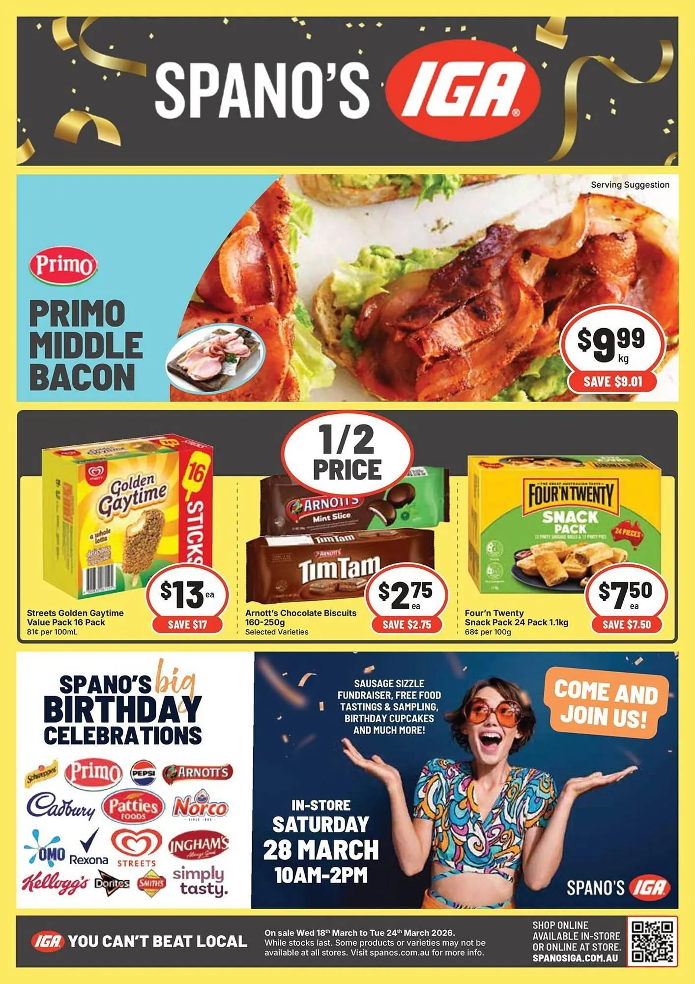 IGA catalogue - Catalogue valid from 18 March to 24 March 2026 - page 1