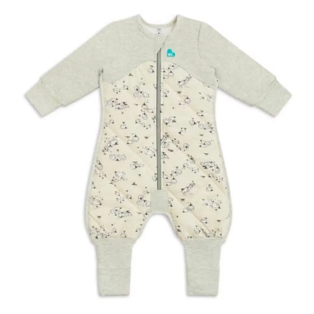 Love To Dream Organic Cotton Sleep Suit With Merino Wool 3.5 Tog Sand - Sheep Life