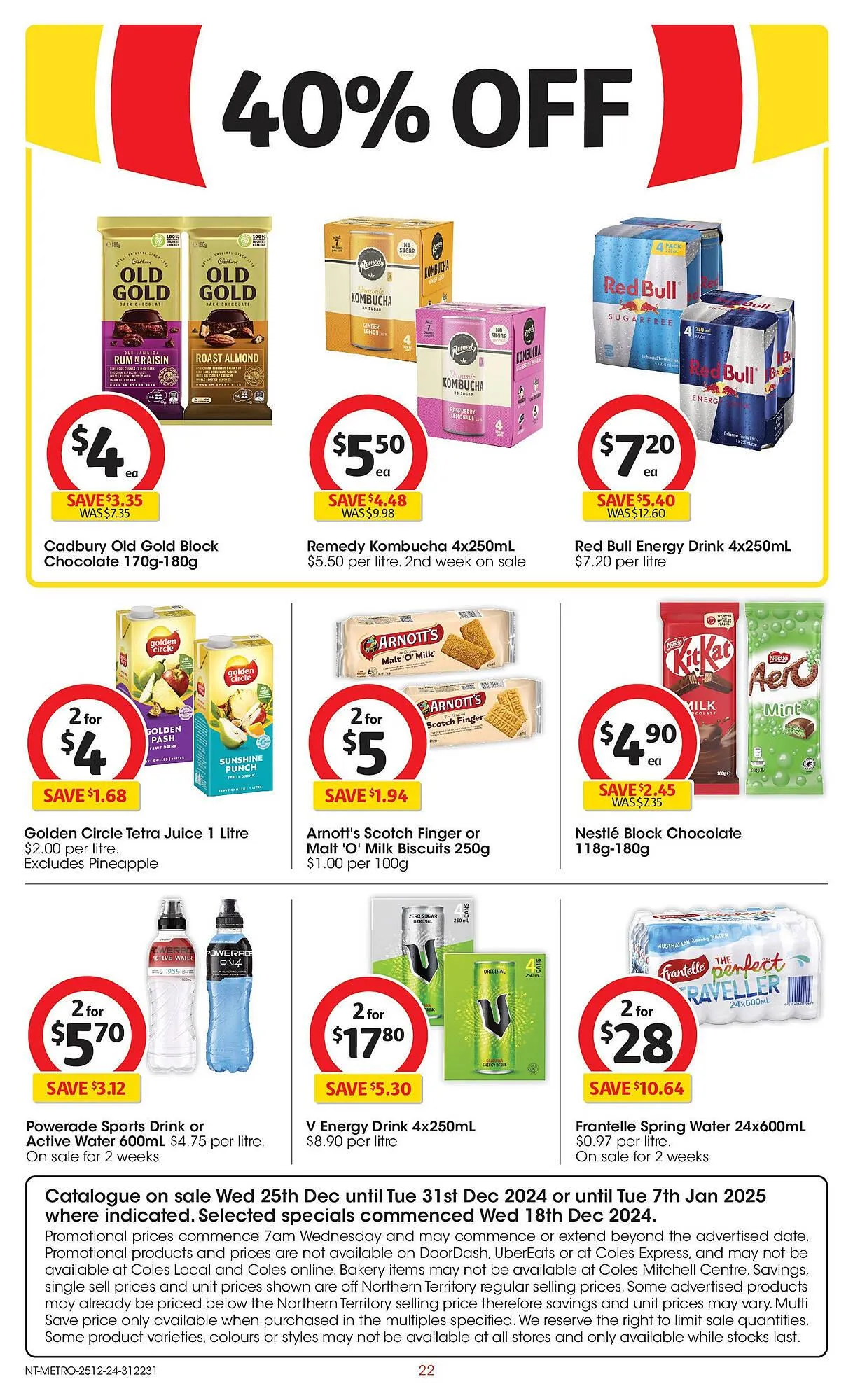 Coles catalogue - Catalogue valid from 24 December to 31 December 2024 - page 22