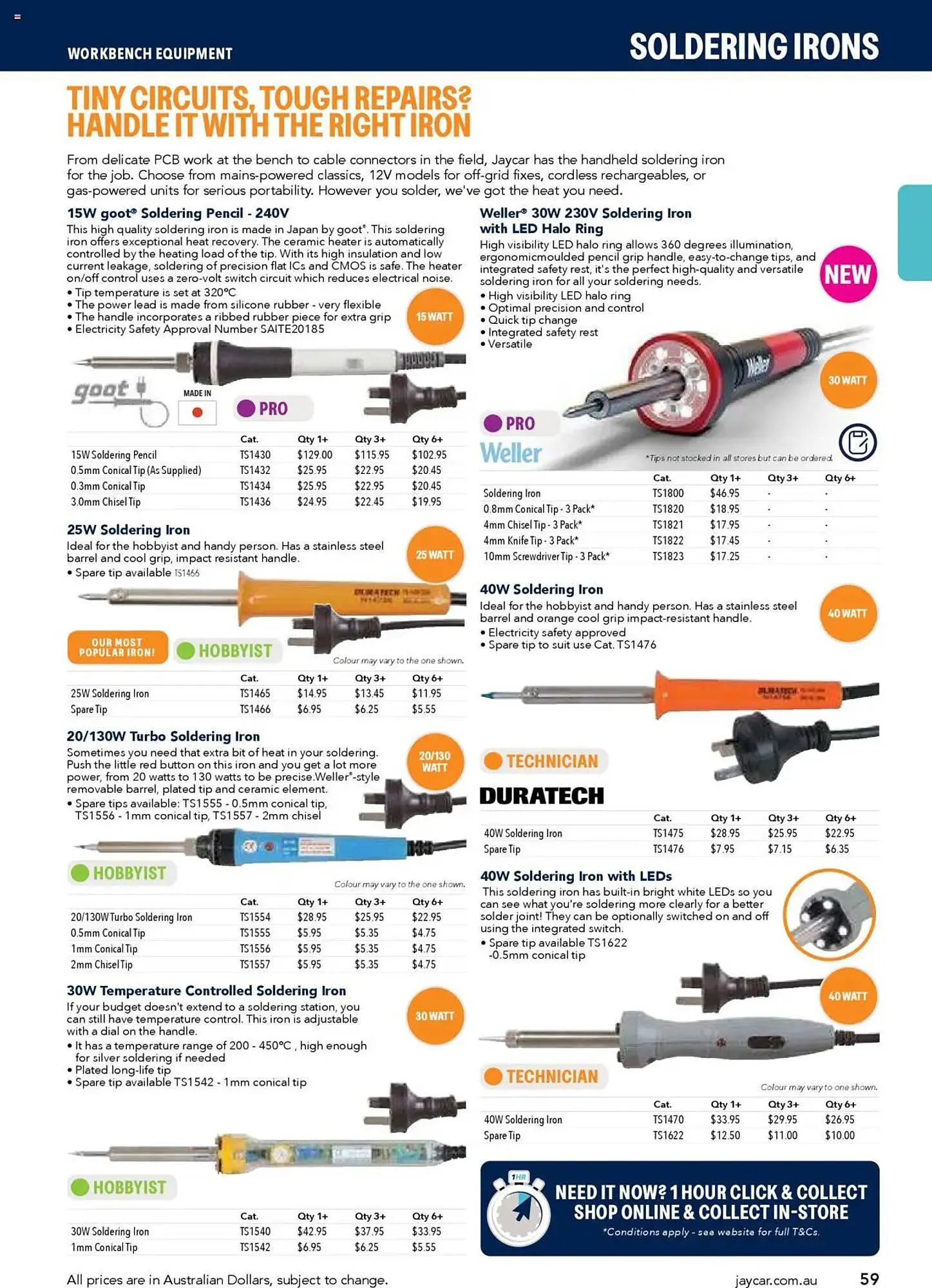 Jaycar Electronics catalogue - Catalogue valid from 8 July to 9 July 2026 - page 59