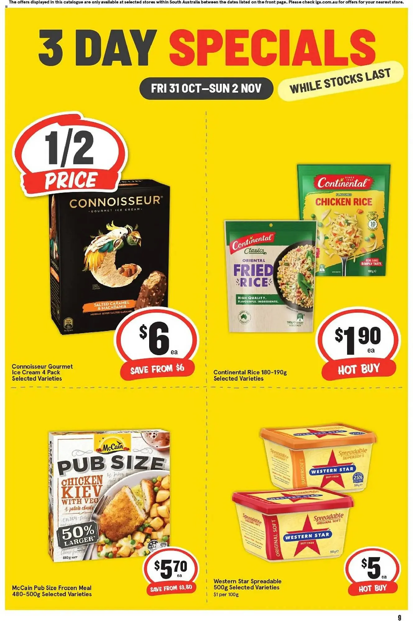 IGA catalogue - Catalogue valid from 31 October to 2 November 2025 - page 3
