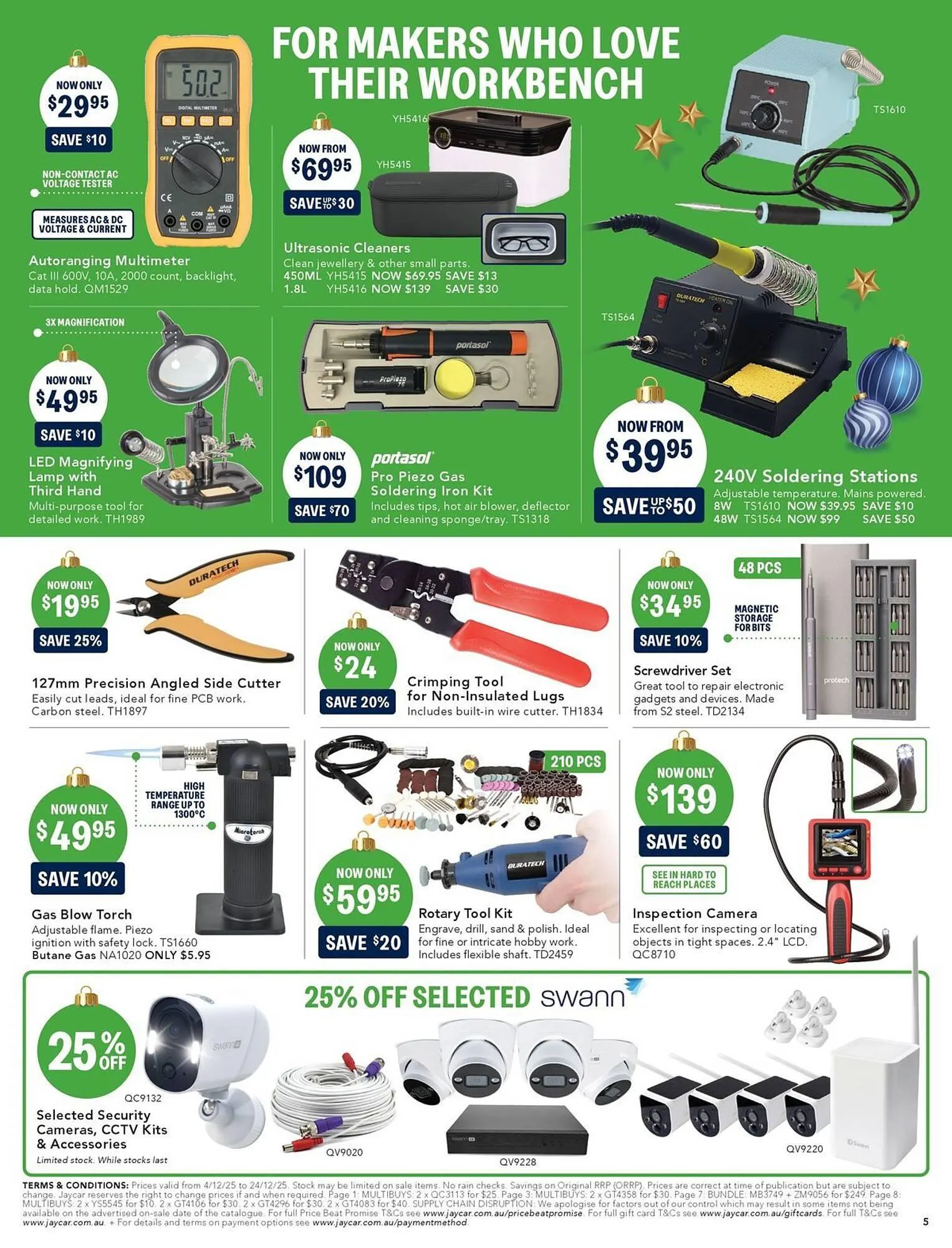 Jaycar Electronics catalogue - Catalogue valid from 4 December to 24 December 2025 - page 5