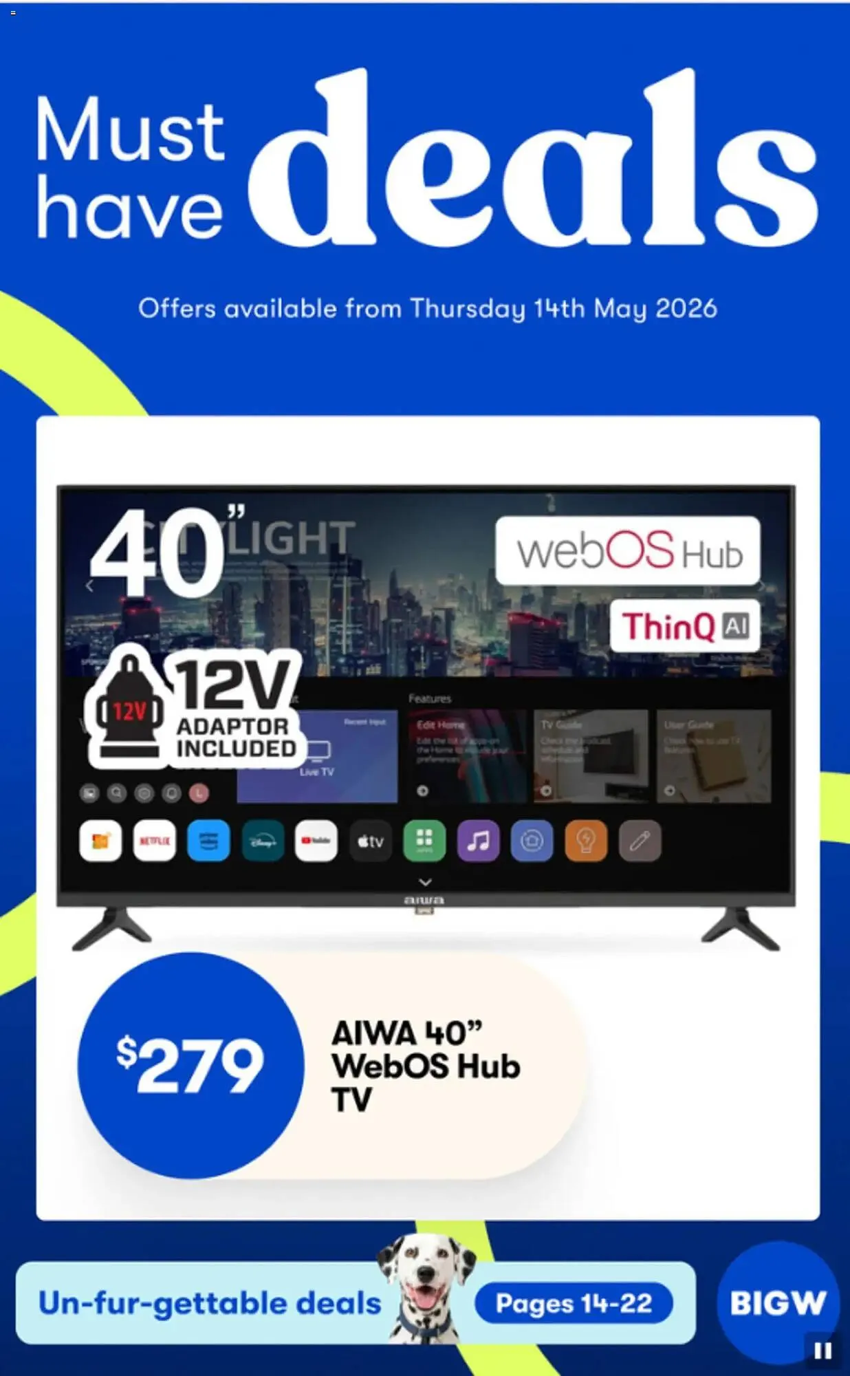 BIG W catalogue - Catalogue valid from 13 May to 28 May 2026 - page 1