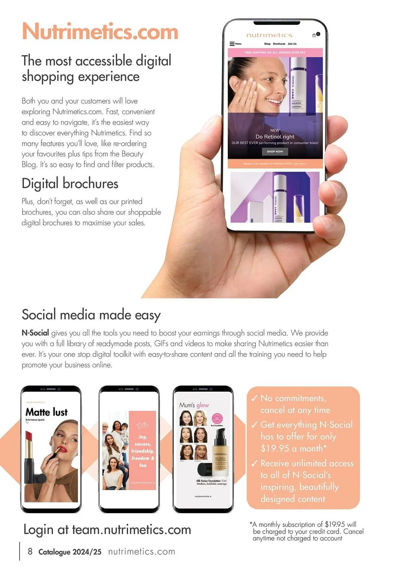 Nutrimetics catalogue - Catalogue valid from 7 August to 31 December 2025 - page 8