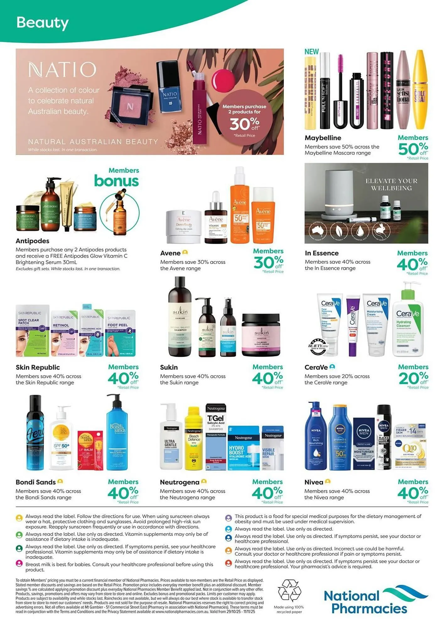 National Pharmacies catalogue - Catalogue valid from 29 October to 11 November 2025 - page 8