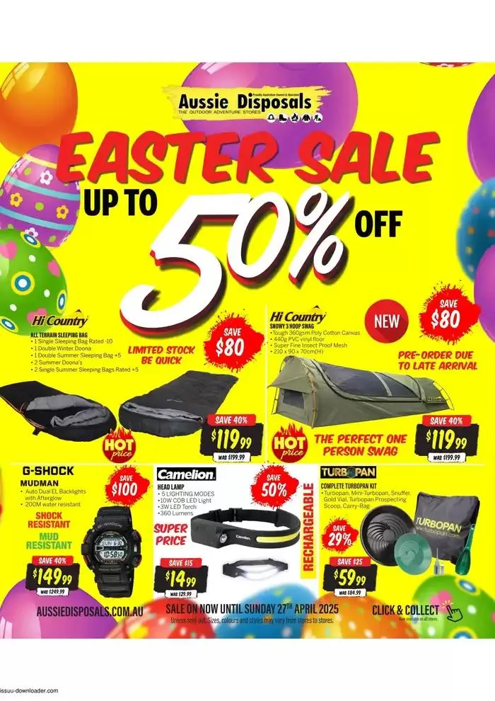Easter Sale - Catalogue valid from 24 March to 27 April 2025 - page 1