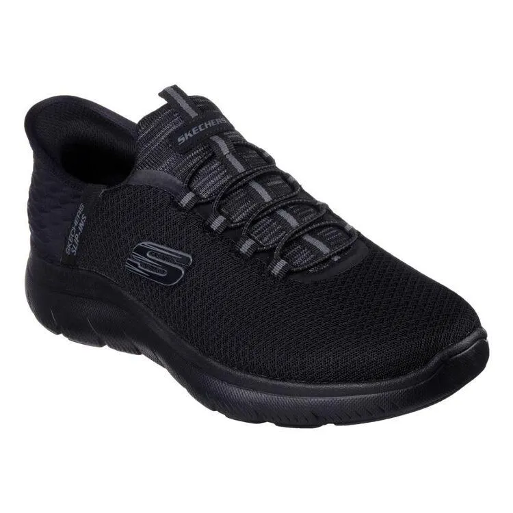 Skechers Men's Summits High Range Slip On Sneaker Black
