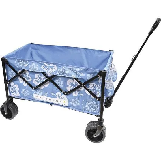 Wanderer Flat Fold Beach Cart 100kg Hibiscus