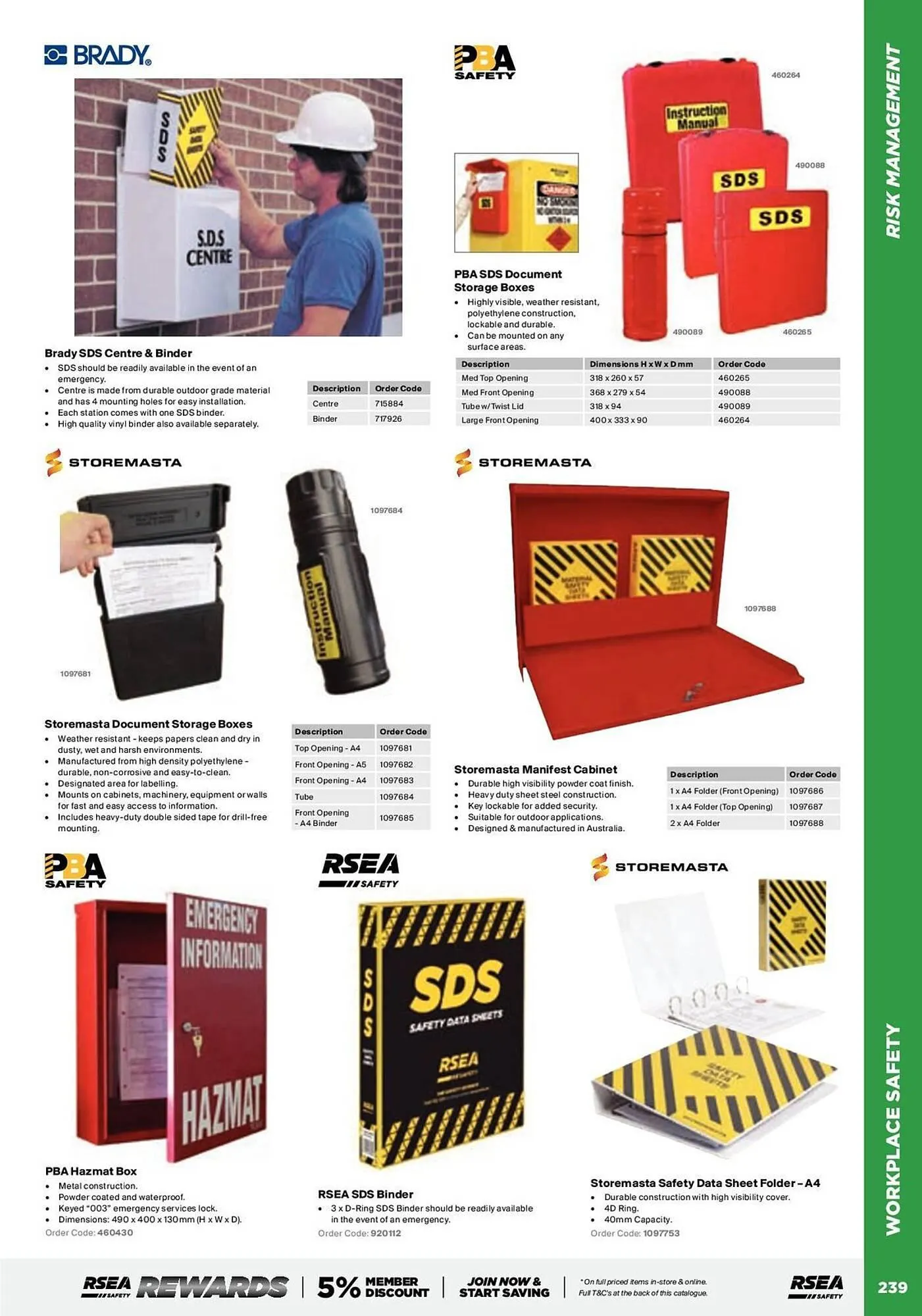 RSEA Safety catalogue - Catalogue valid from 12 September to 31 December 2024 - page 241