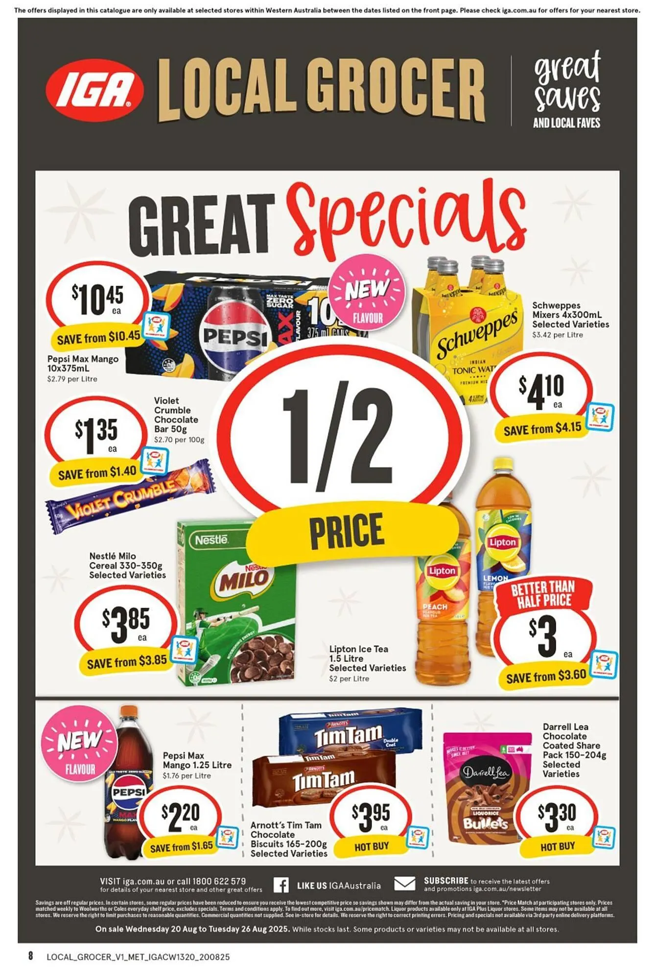 IGA catalogue - Catalogue valid from 20 August to 26 August 2025 - page 2