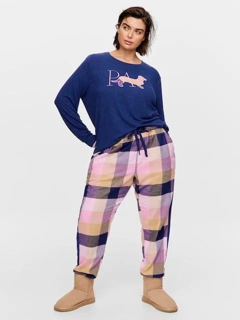 P.A. Plus Buffalo Check Cuff Flannelette Pj Pant