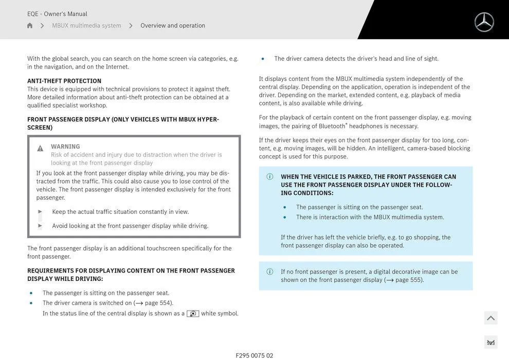 EQE Sedan - Catalogue valid from 11 September to 11 September 2025 - page 523