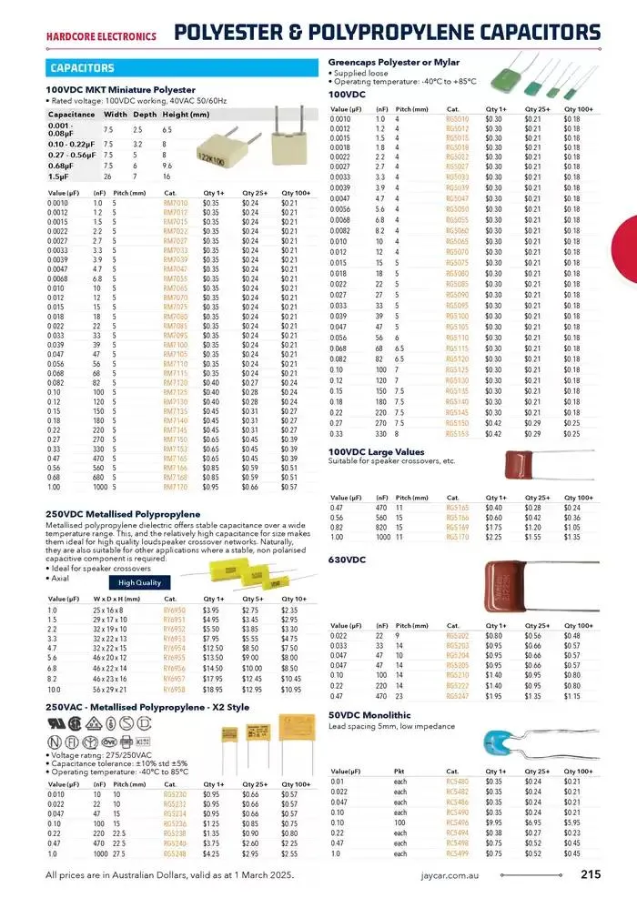Celebrating 40 Years In Electronics - Catalogue valid from 4 March to 31 March 2025 - page 215
