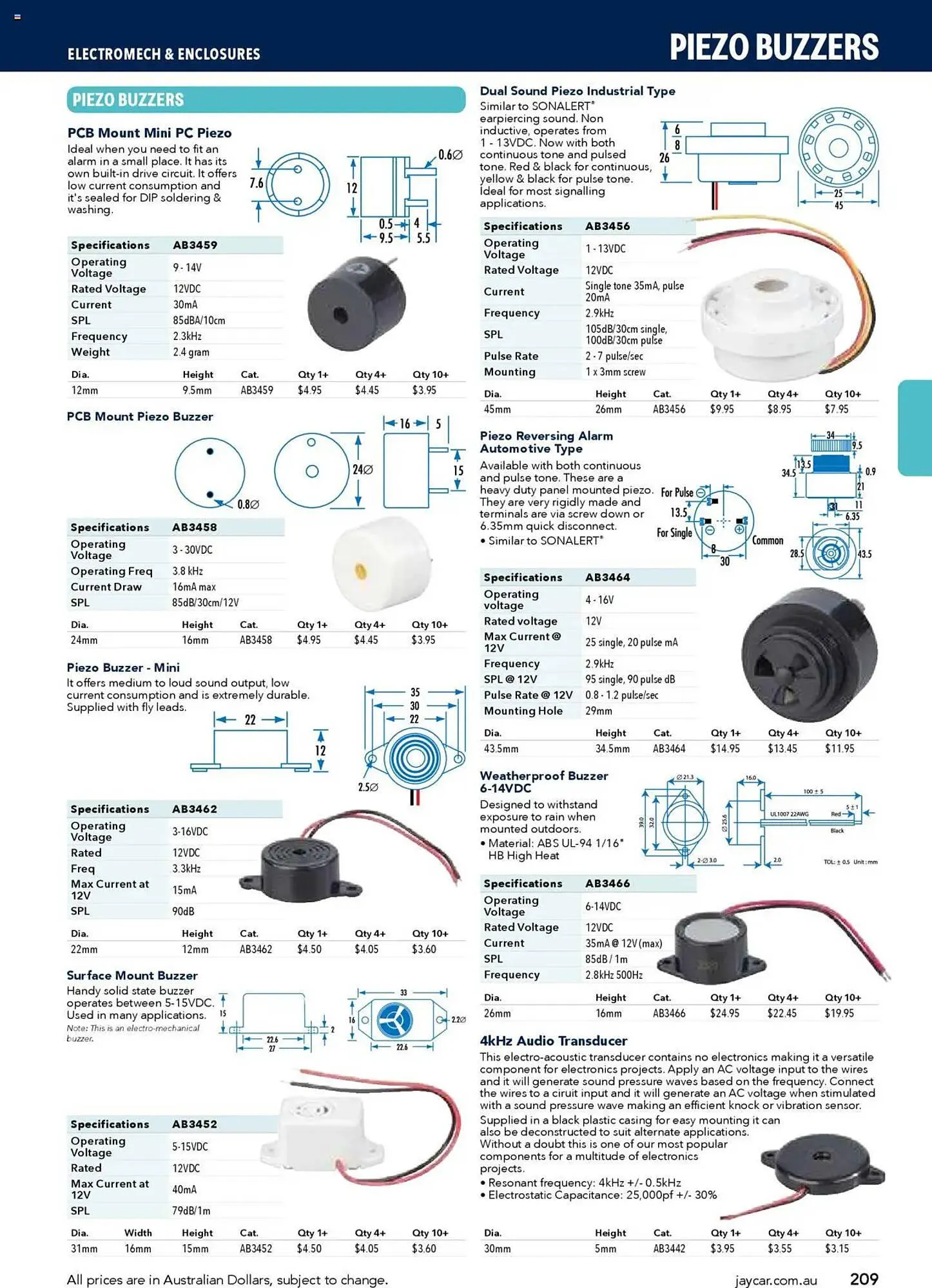 Jaycar Electronics catalogue - Catalogue valid from 8 July to 9 July 2026 - page 209