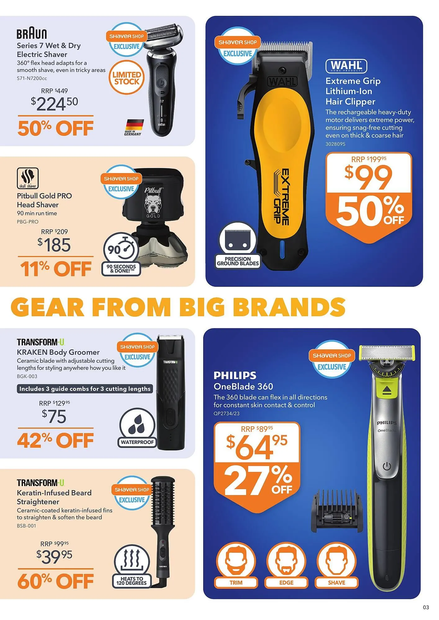 Shaver Shop catalogue - Catalogue valid from 1 October to 28 October 2025 - page 3
