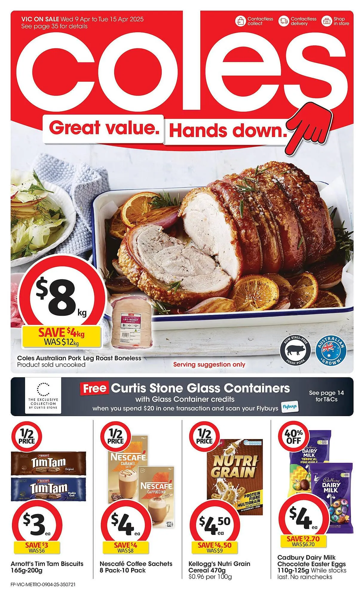Coles catalogue - Catalogue valid from 8 April to 15 April 2025 - page 1