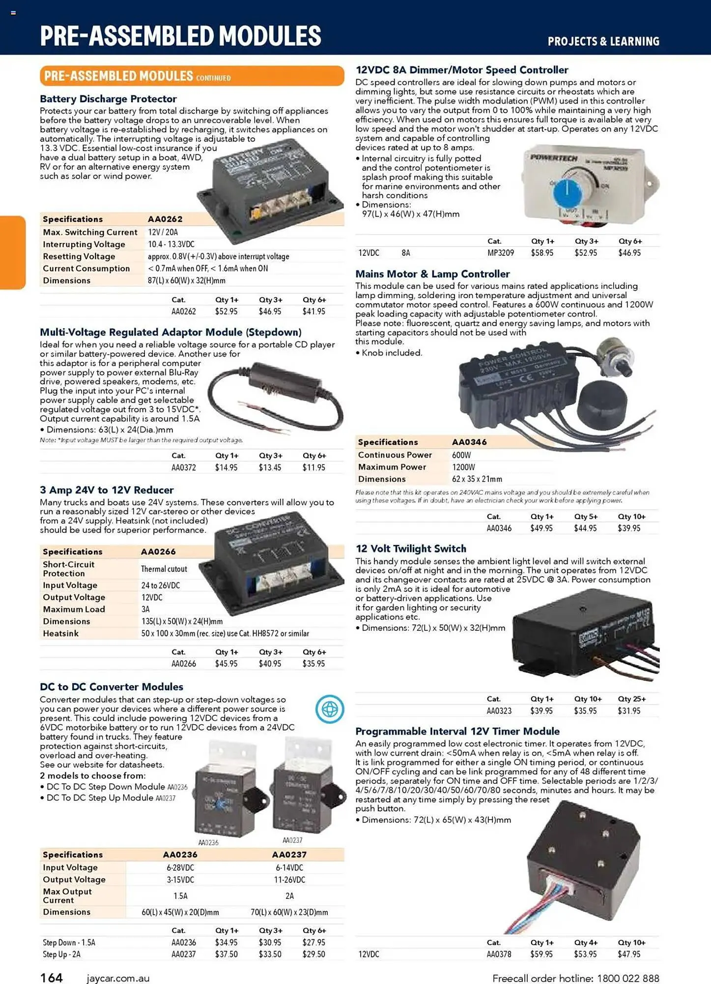 Jaycar Electronics catalogue - Catalogue valid from 8 July to 9 July 2026 - page 164