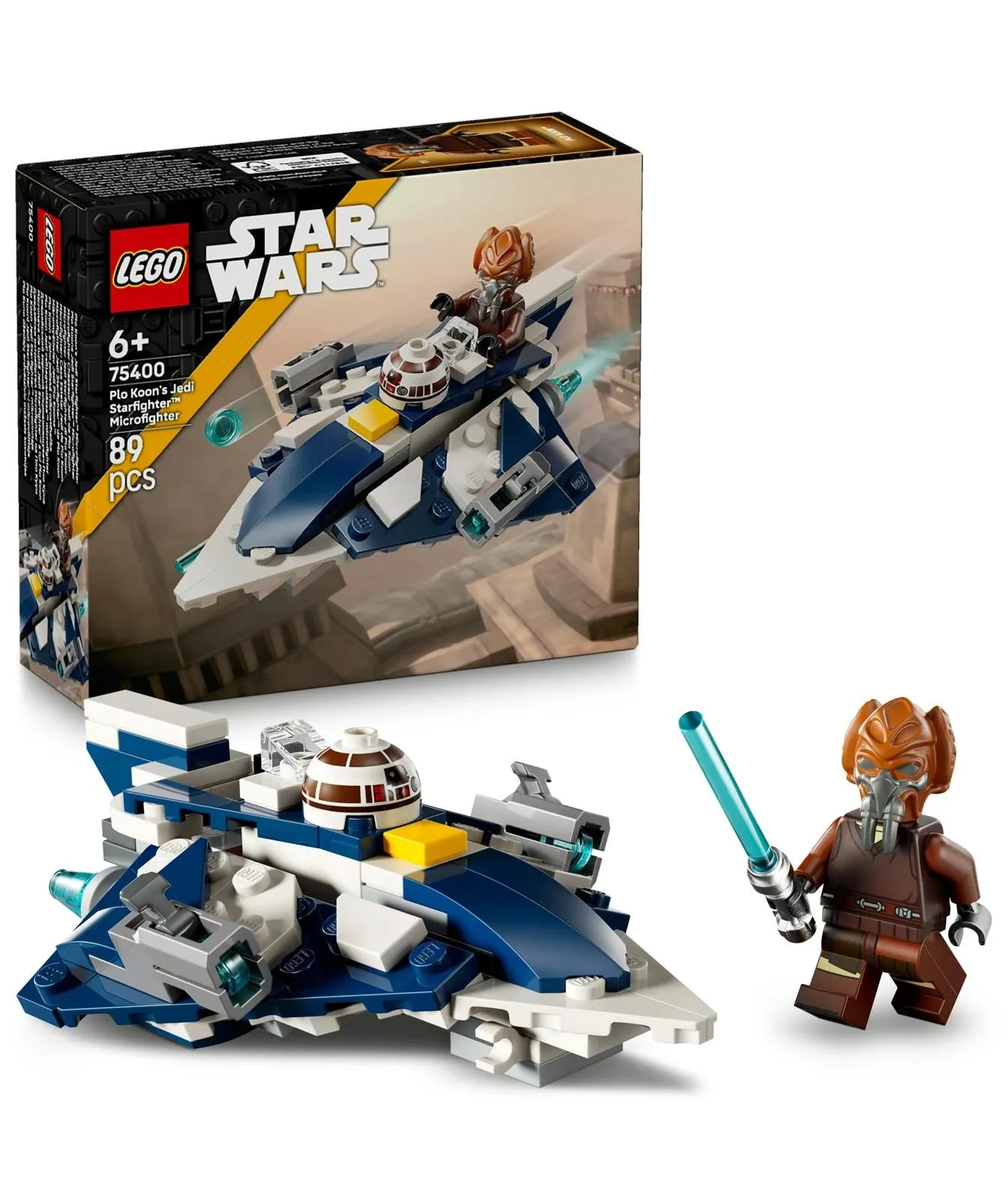 LEGO® Star Wars Plo Koon's Jedi Starfighter™ Microfighter 75400