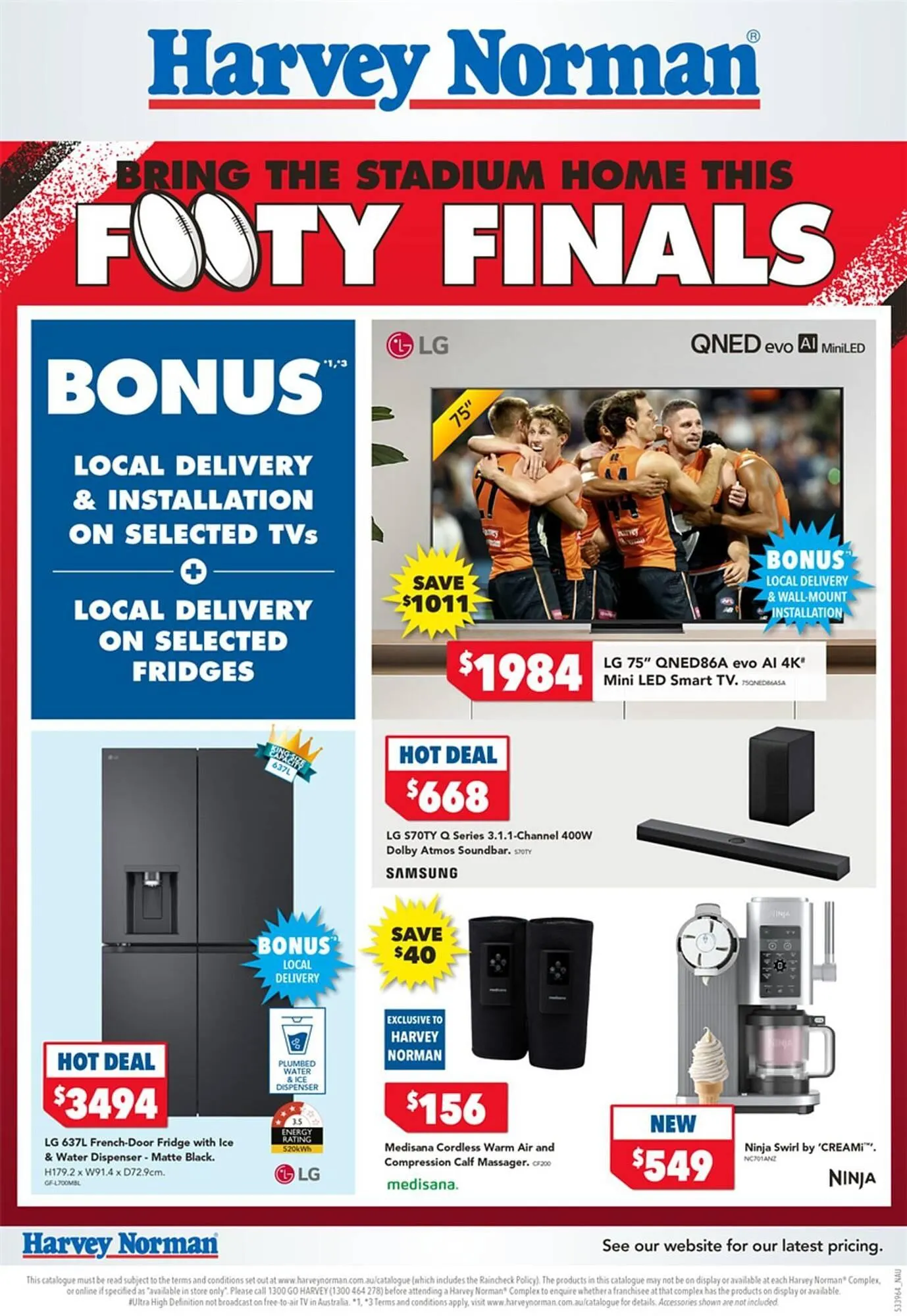 Harvey Norman catalogue - Catalogue valid from 11 September to 17 September 2025 - page 1