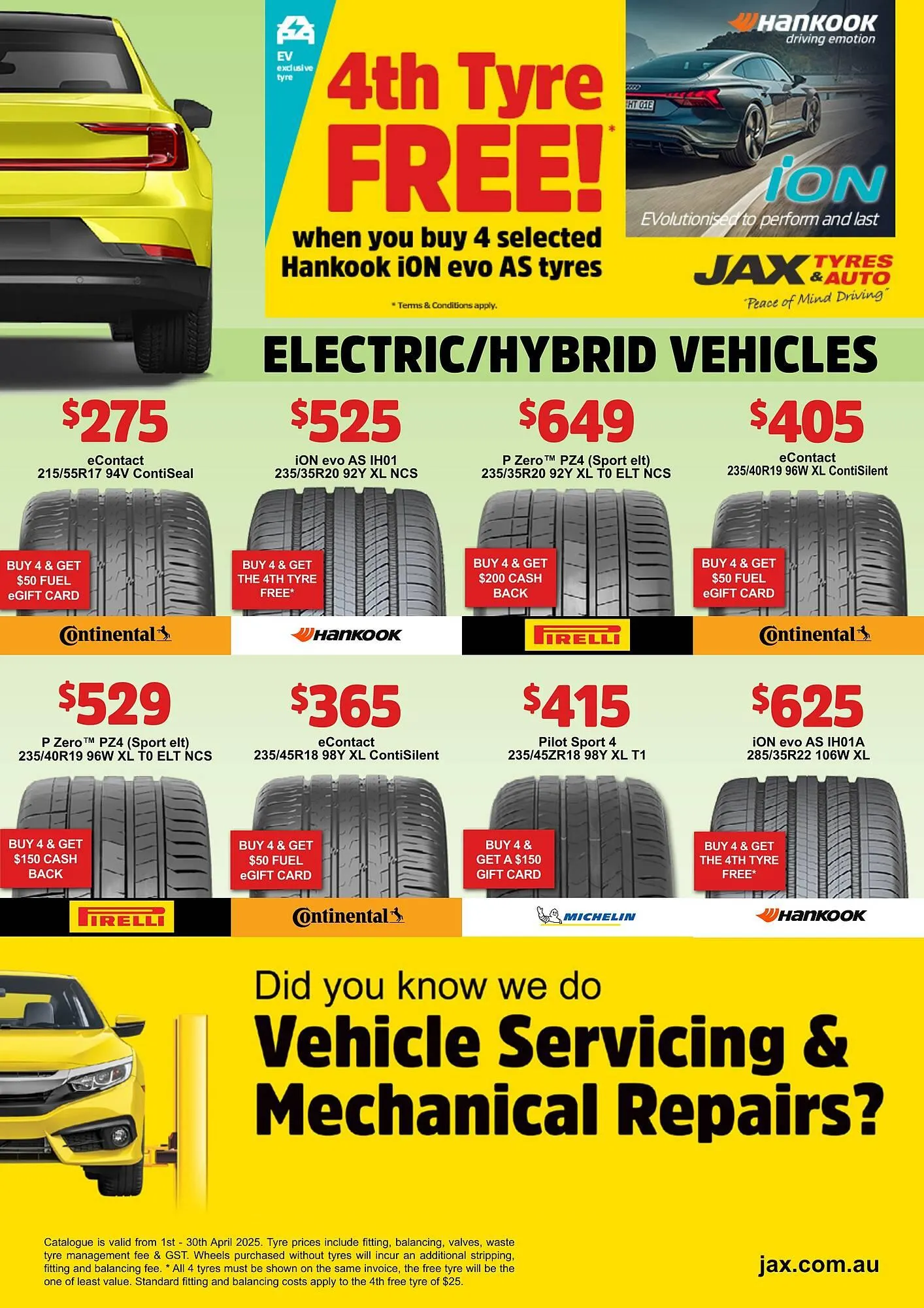 Jax Tyres catalogue - Catalogue valid from 1 April to 30 April 2025 - page 8