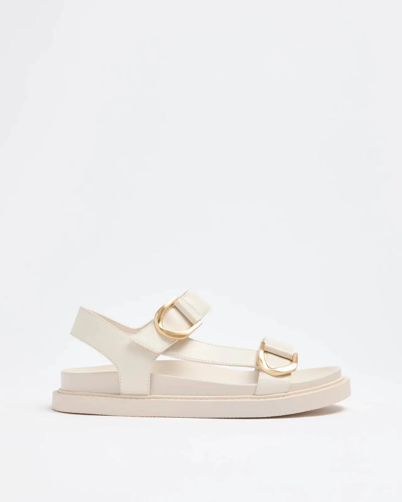 Womens Chunky Buckle Moulded Slide - Maxine