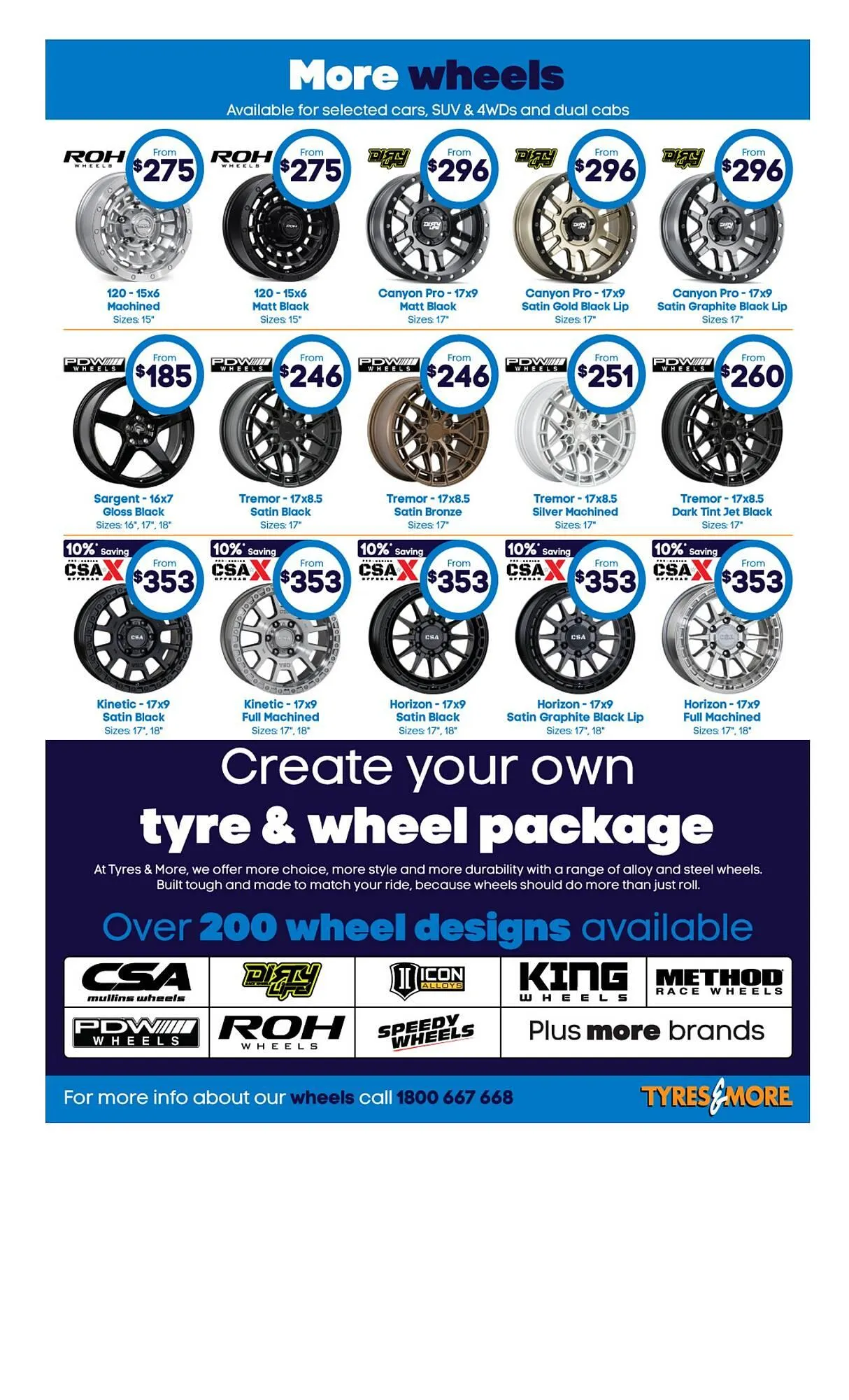 Tyres & More catalogue - Catalogue valid from 1 September to 31 October 2025 - page 4