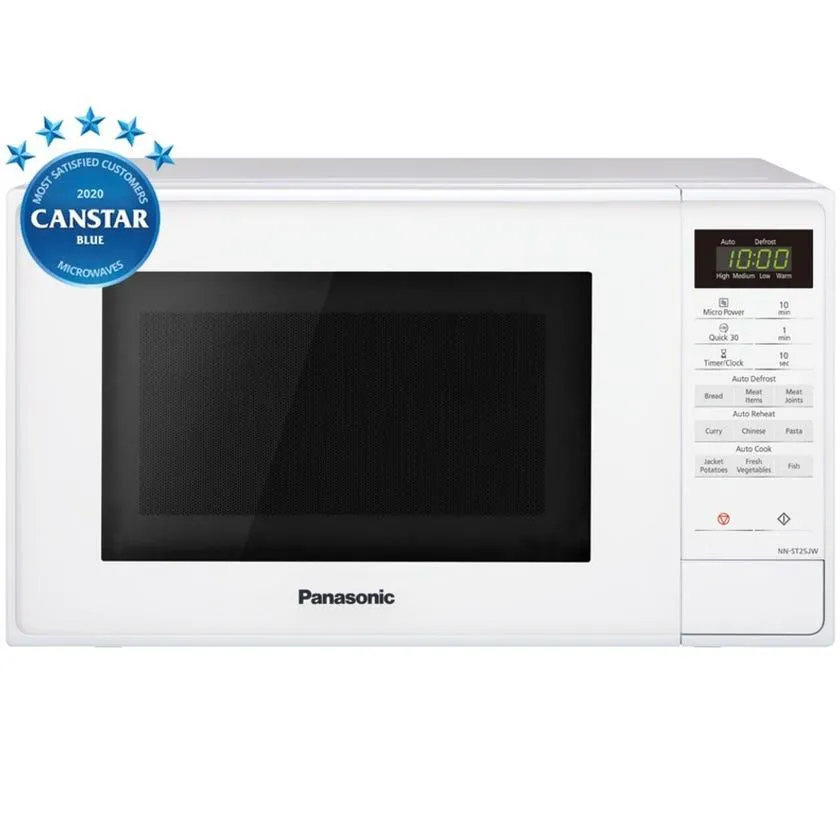 Panasonic NNST25JWQPQ 20L White 800W Microwave Oven