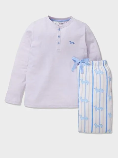 Boys Penny Stripe Long Pj Set