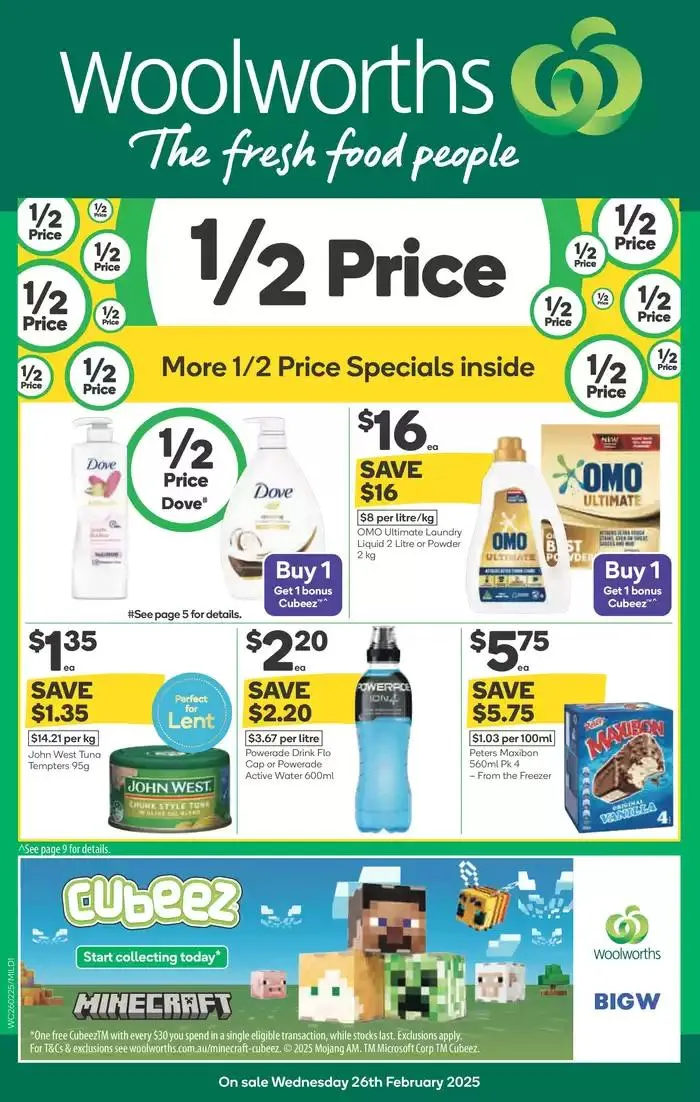 Weekly Specials - 26/02 - Catalogue valid from 26 February to 4 March 2025 - page 1