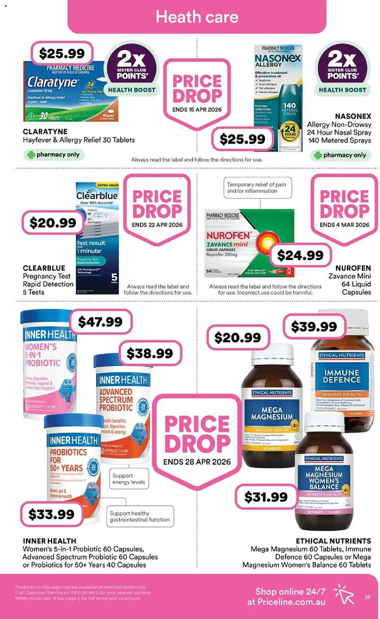 Priceline catalogue - Catalogue valid from 18 February to 4 March 2026 - page 23