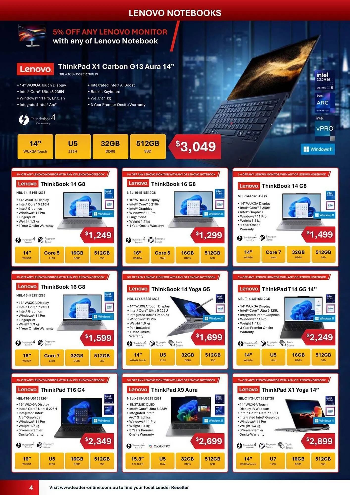 Leader Computers catalogue - Catalogue valid from 1 January to 31 March 2026 - page 4
