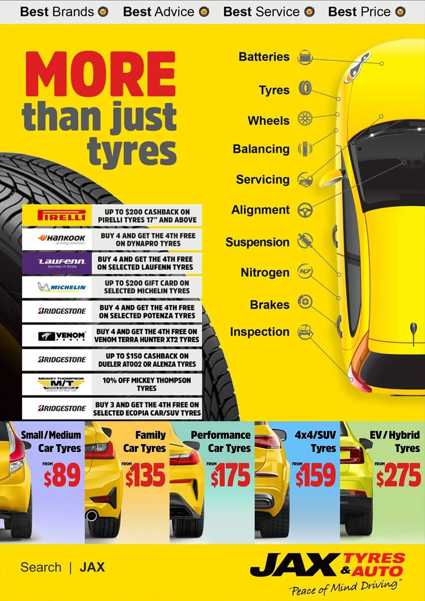 Jax Tyres catalogue - Catalogue valid from 5 May to 31 May 2025 - page 1