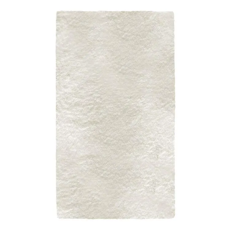 Emerald Hill Zara Faux Fur Rug Milk 160 x 230 cm