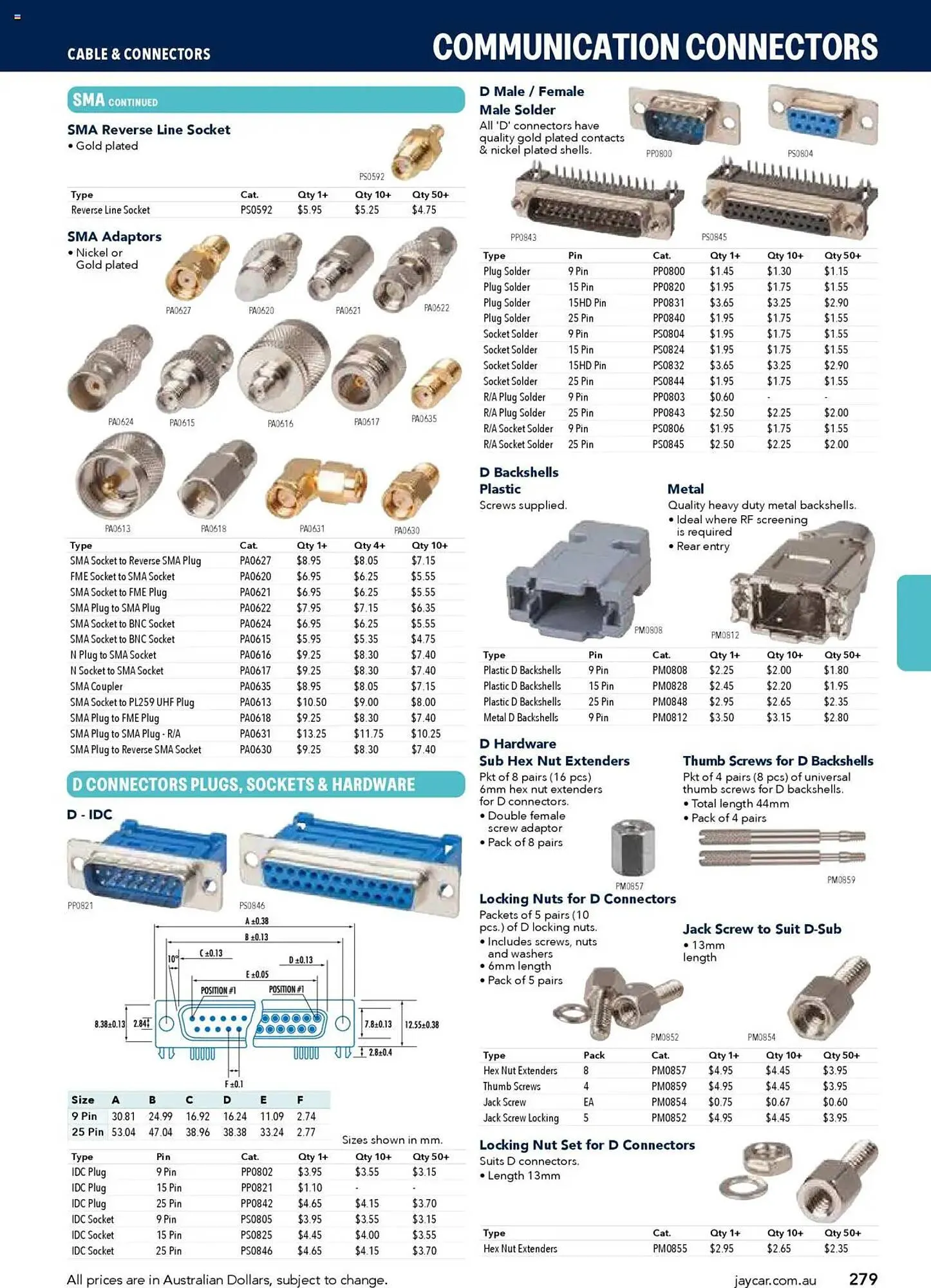 Jaycar Electronics catalogue - Catalogue valid from 8 July to 9 July 2026 - page 279
